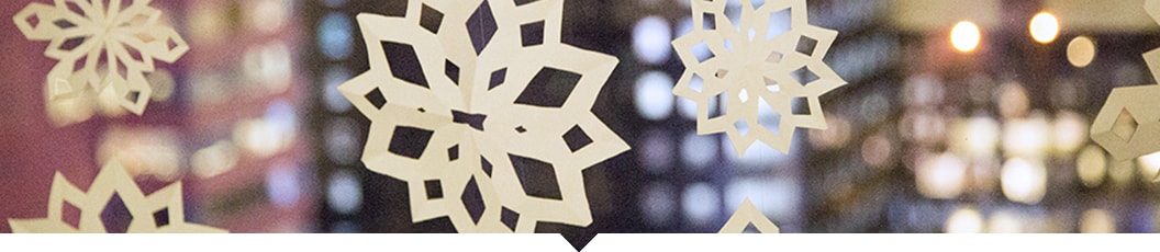 Let it Snow: DIY Hanging Snowflakes