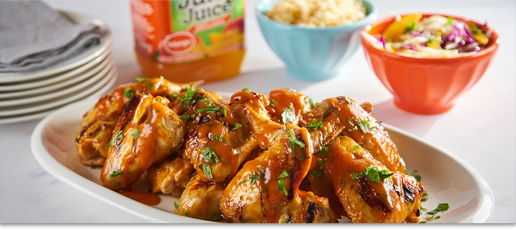 Mango BBQ Chicken Wings