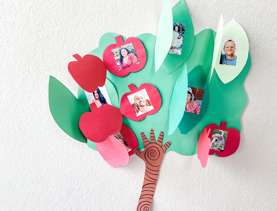 Final family tree craft